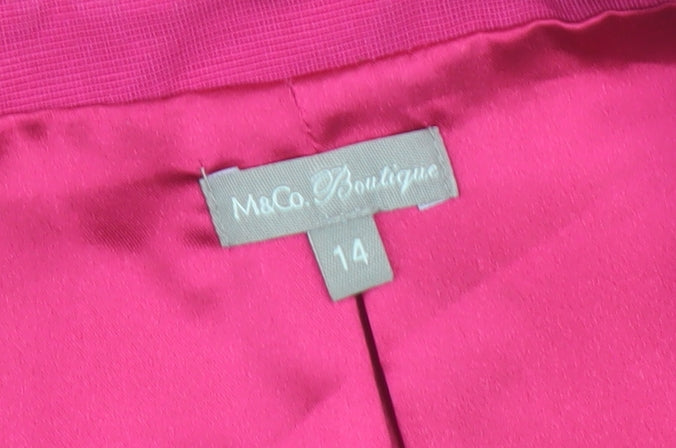 M&Co Boutique Women's Pink Cropped Waistcoat