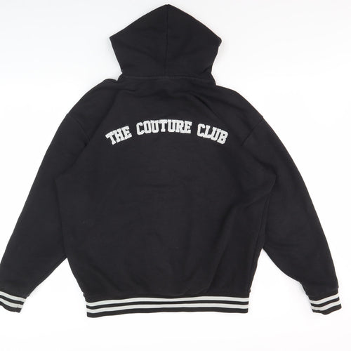 The Couture Club Men's Black Graphic Print Hoodie M