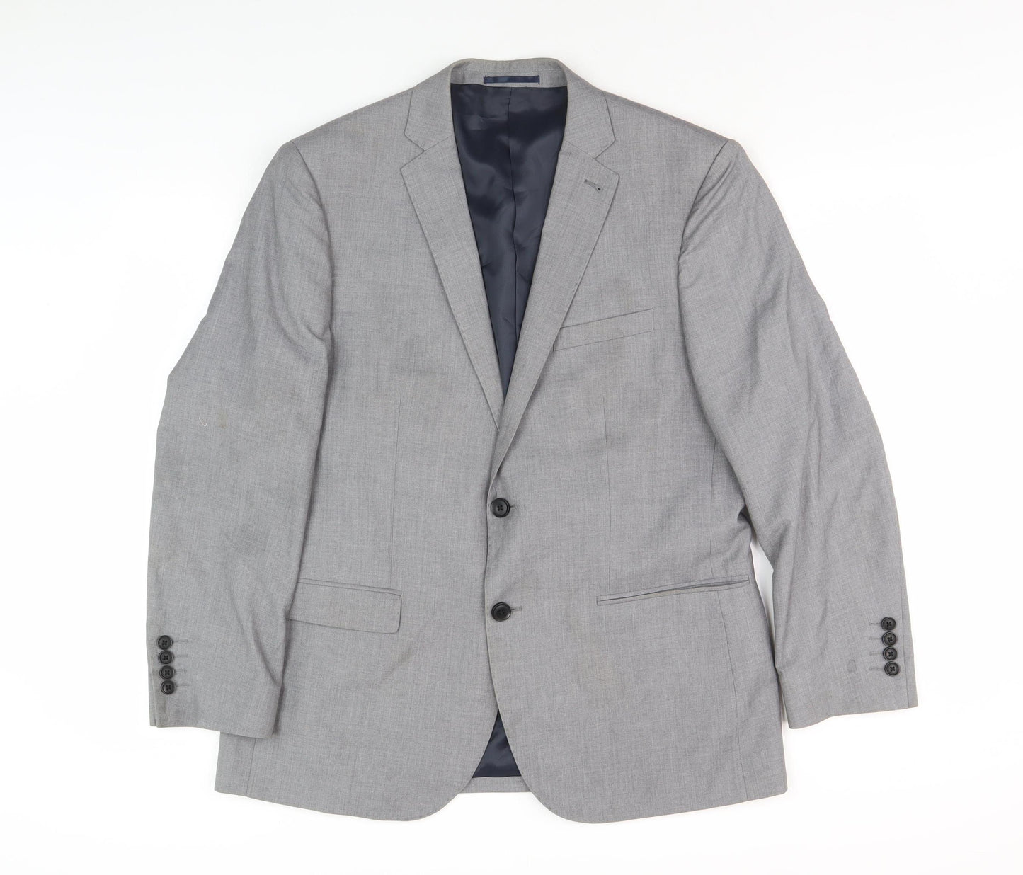 Tailor & Cutter Men's Grey Blazer - 40S Regular Fit
