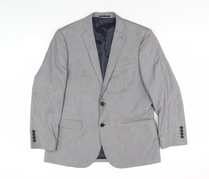 Tailor & Cutter Men's Grey Blazer - 40S Regular Fit
