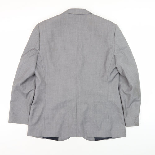 Tailor & Cutter Men's Grey Blazer - 40S Regular Fit