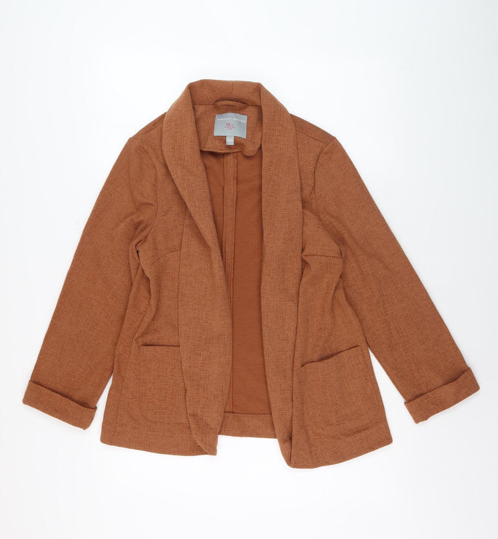 Dorothy Perkins Women's Brown Blazer Size 12 Casual