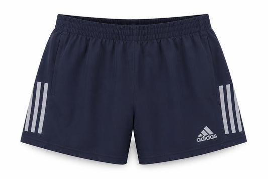 Adidas Boys Blue Athletic Running Shorts M