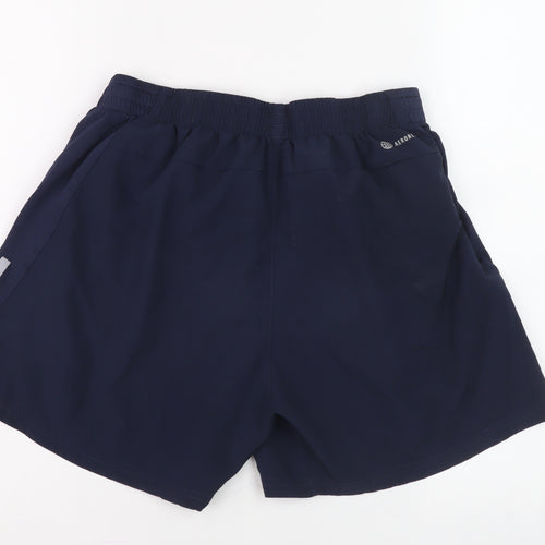 Adidas Boys Blue Athletic Running Shorts M