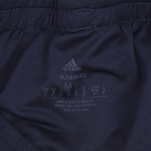 Adidas Boys Blue Athletic Running Shorts M