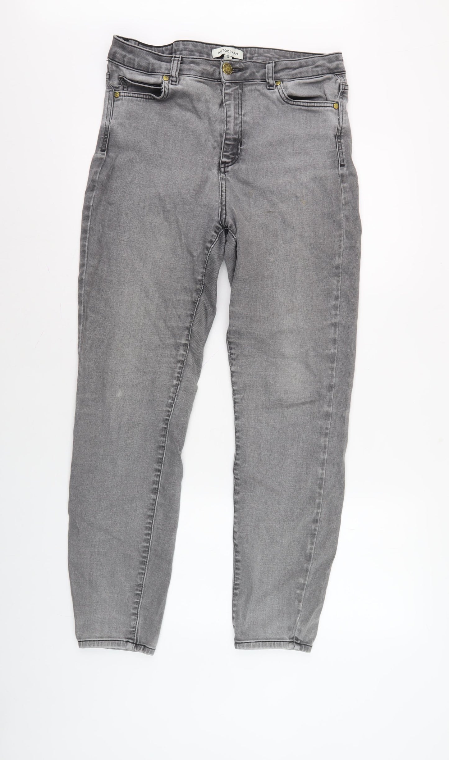 Marks and Spencer Grey Skinny Jeans Size 14