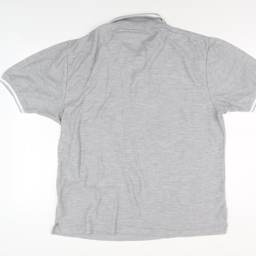 River Road Men's Grey 2XL Polo Shirt
