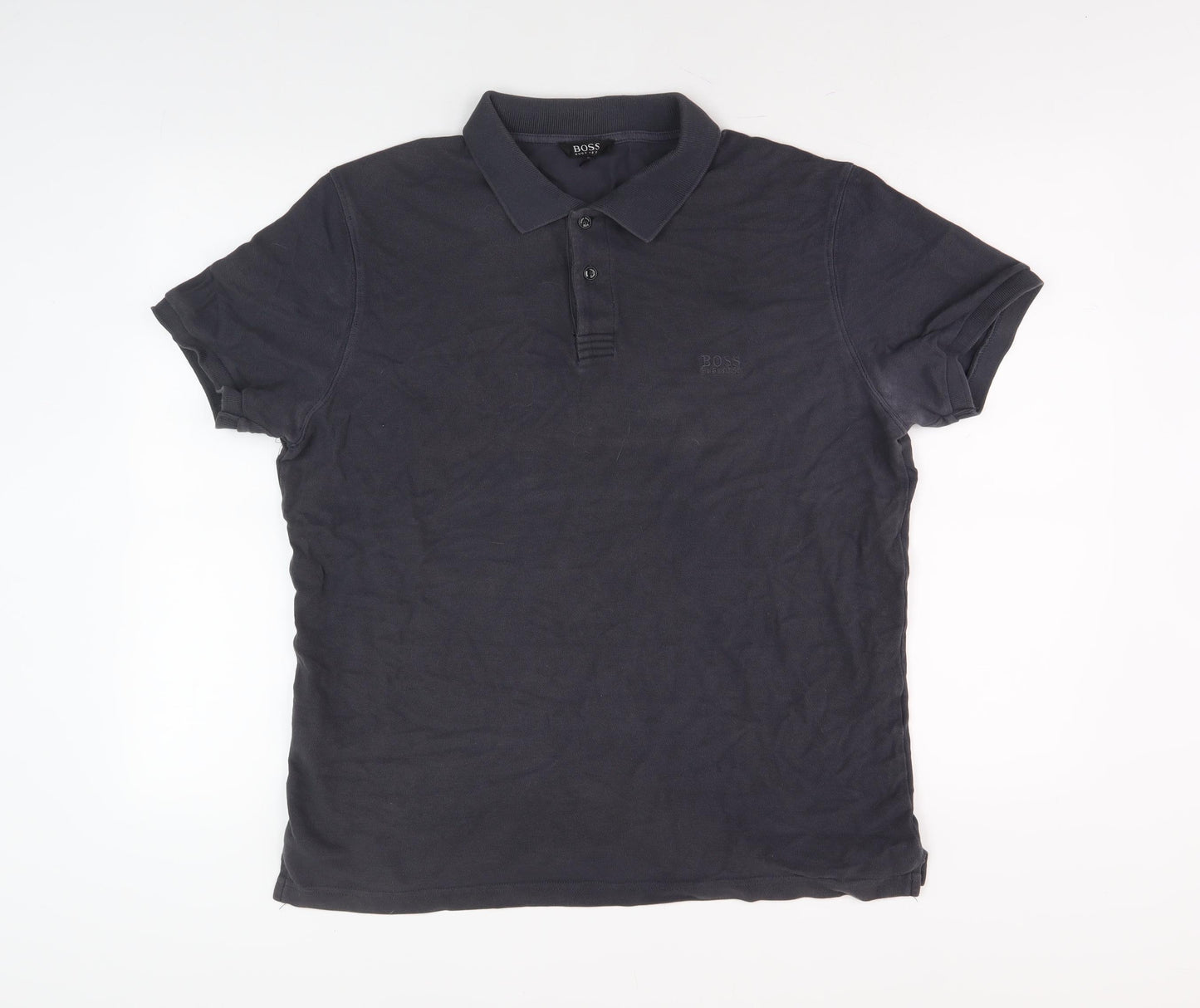 Hugo Boss Men's Black XL Polo Shirt Short Sleeve