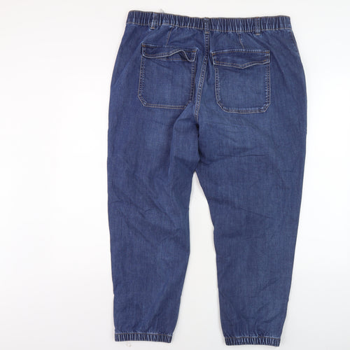 Marks and Spencer Women Blue Ankle Jeans Size 18