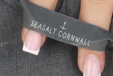 Seasalt Cornwall Women's Grey Linen Trousers, Size 16