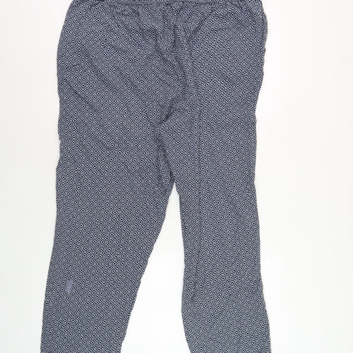 Maine New England Women's Blue Cropped Trousers Size 20