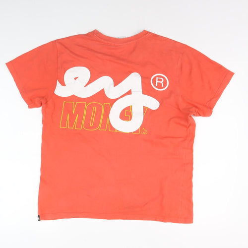 Money Men's Red Graphic T-Shirt, Medium, Summer Style