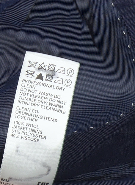 Marks and Spencer Men's Blue 40 Jacket Blazer