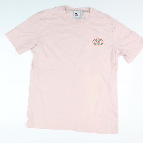 Adidas Unisex Pink Fruit Club T-Shirt L