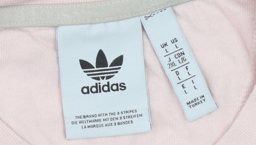 Adidas Unisex Pink Fruit Club T-Shirt L