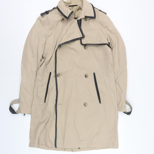The Kooples Men's Beige Trench Coat Size 38