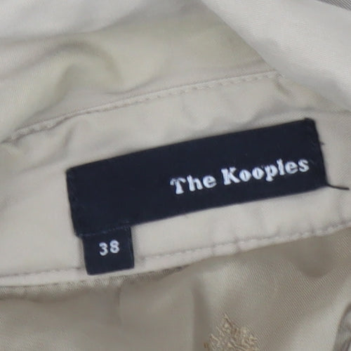 The Kooples Men's Beige Trench Coat Size 38