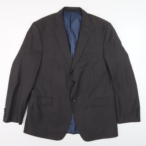 Marks and Spencer Grey Men's Blazer, 42 Chest, Regular Fit