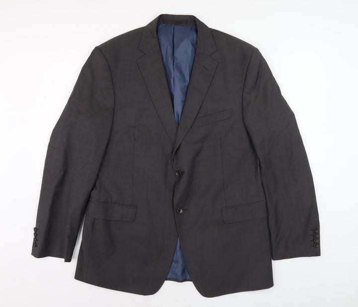 Marks and Spencer Grey Men's Blazer, 42 Chest, Regular Fit