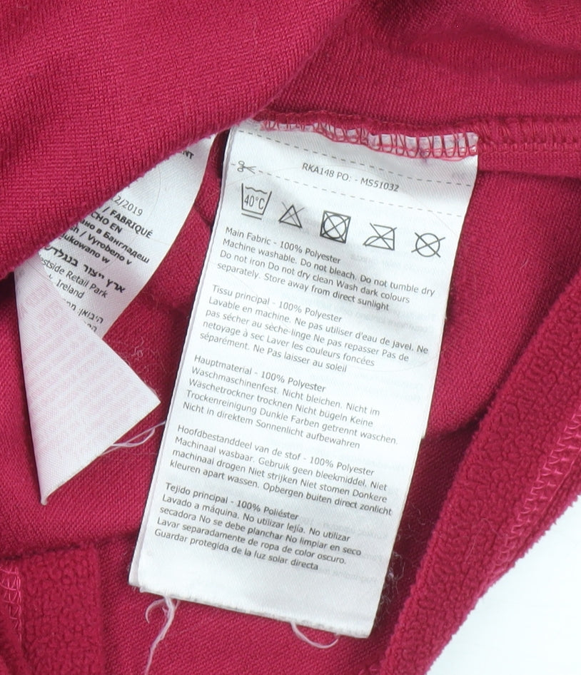 Regatta Girls Red Pullover Fleece Sweatshirt - Size 11-12