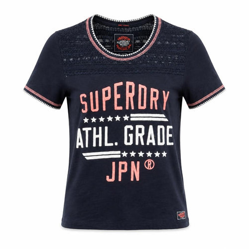 Superdry Women's Black XS Slim Fit T-Shirt