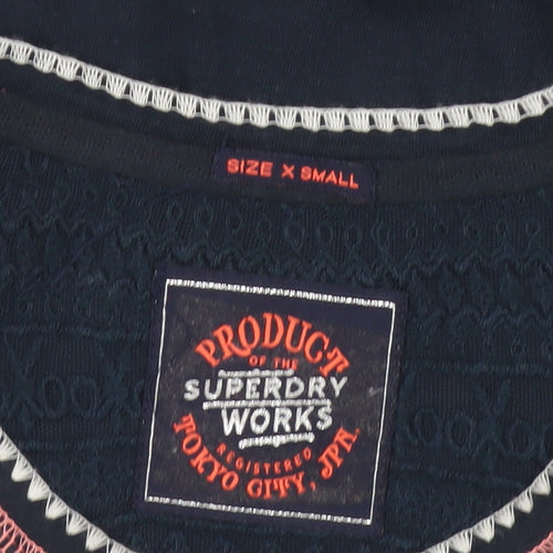 Superdry Women's Black XS Slim Fit T-Shirt
