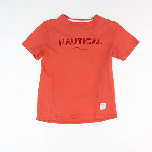 Massimo Dutti Girls Red Nautical T-Shirt 9-10 Years