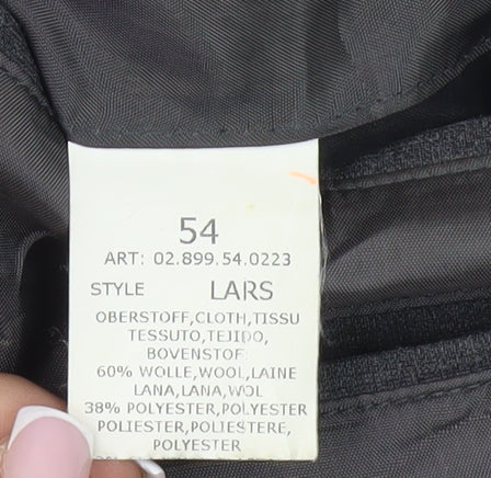 S.Oliver Men's Grey Wool Blazer - Size UK 44, Formal