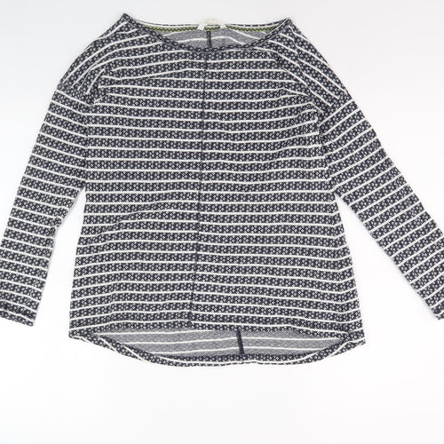 White Stuff Women Multicoloured Striped Top Size 8