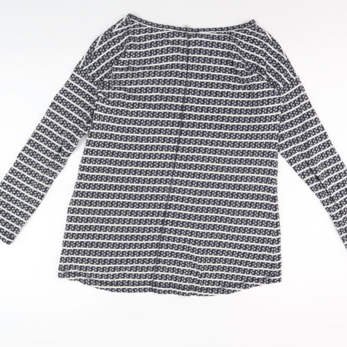 White Stuff Women Multicoloured Striped Top Size 8