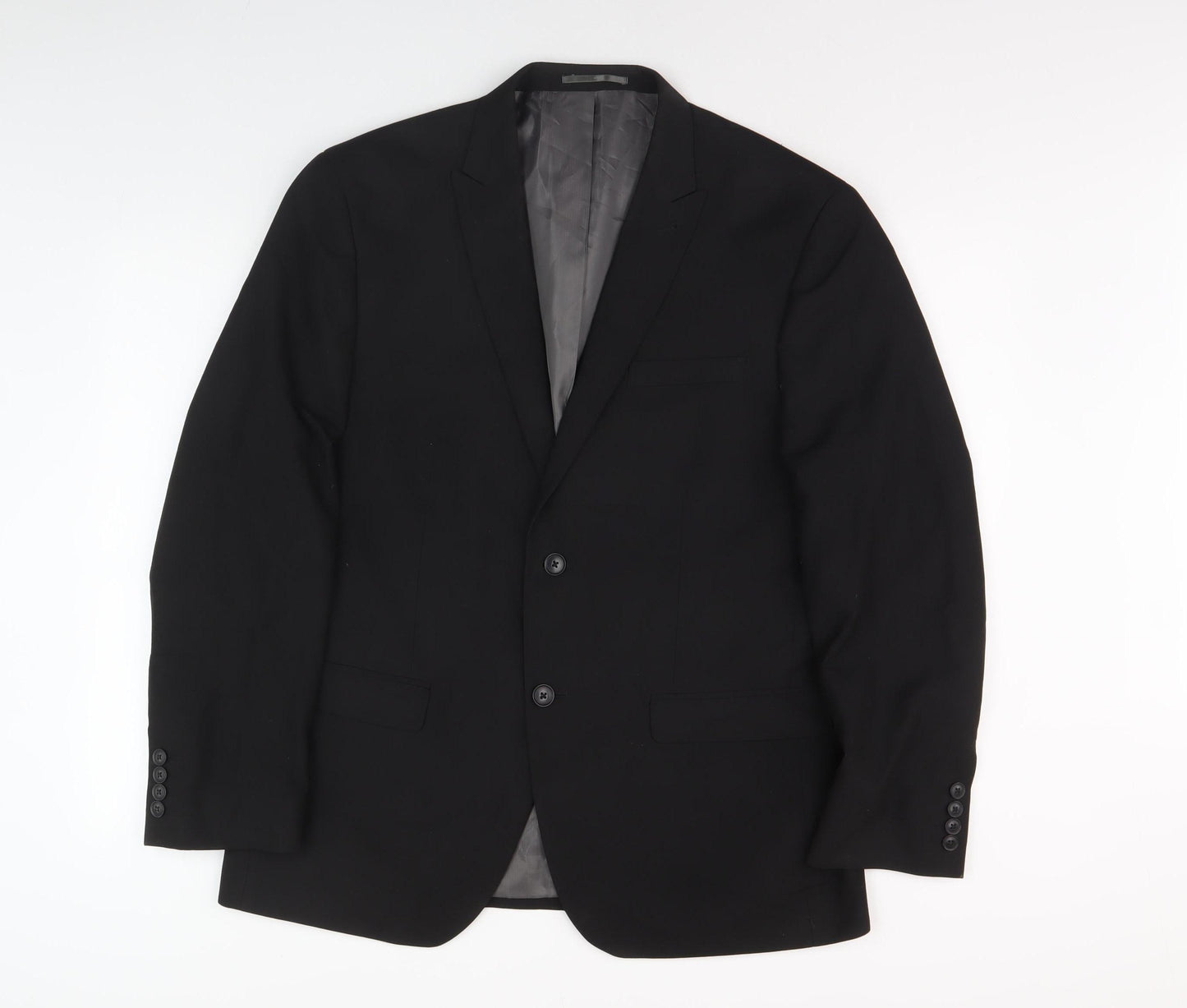 Next Men's Black Regular Suit Jacket 42R