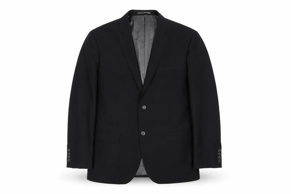 Front view of Next Men's Black Regular Suit Jacket 42R