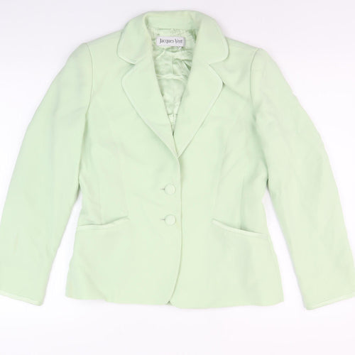 Jacques Vert Women's Green Suit Jacket, Size 10