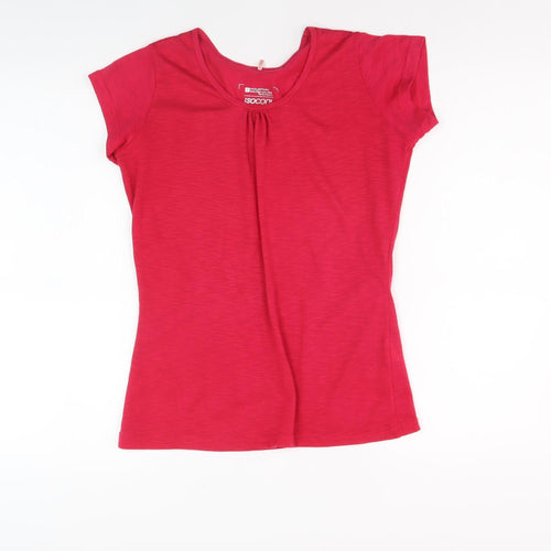Mountain Warehouse Women's Red T-Shirt Size 8