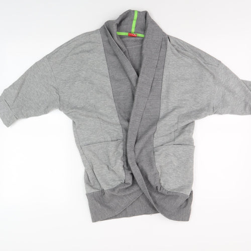 Puma Men's Grey Shawl Collar Jersey Jacket, S