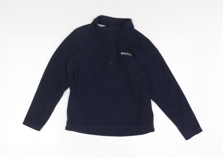 Regatta Boys Blue Fleece Zip Sweatshirt, 11-12 Years