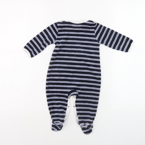 Jasper Conran Unisex Baby Blue Striped Babygrow 3-6 Months