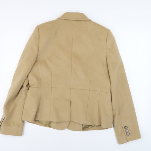Hobbs Women's Beige Blazer, Size 14, Classic Business Style