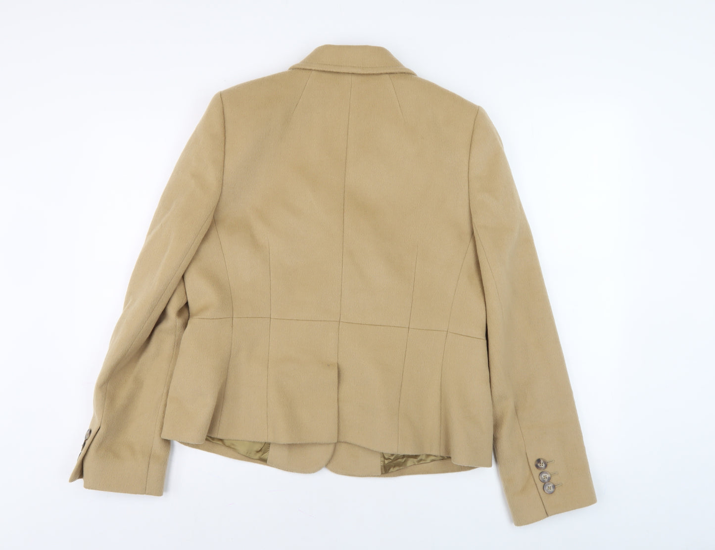Hobbs Women's Beige Blazer, Size 14, Classic Business Style