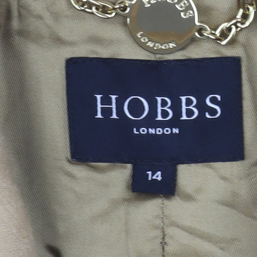 Hobbs Women's Beige Blazer, Size 14, Classic Business Style