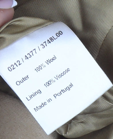 Hobbs Women's Beige Blazer, Size 14, Classic Business Style
