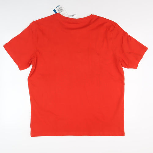 UEFA Euro 2020 Men's Red Graphic T-Shirt Size L