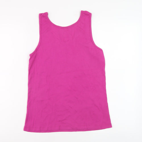Champion Women's Pink Tank Top - Size L