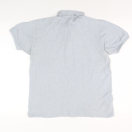 Lacoste Men's Grey Polo Shirt, Size S, Classic Fit