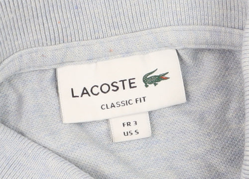 Lacoste Men's Grey Polo Shirt, Size S, Classic Fit