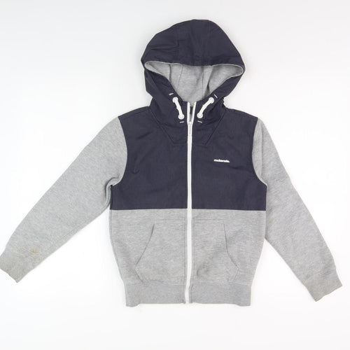 McKenzie Boys Grey Colourblock Hoodie 8-10 Yrs