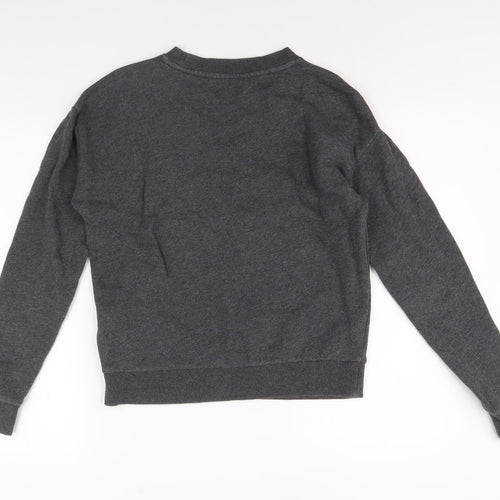 Banana Republic Women's Grey XS Embroidered Pullover Jumper