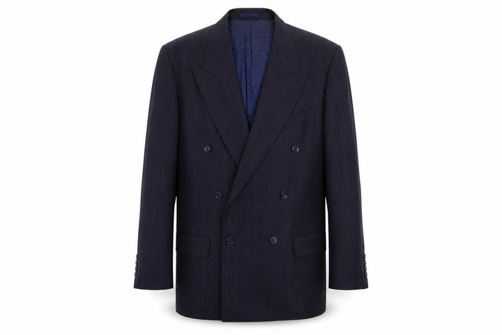 Magee Men's Blue Double-Breasted Blazer, 42