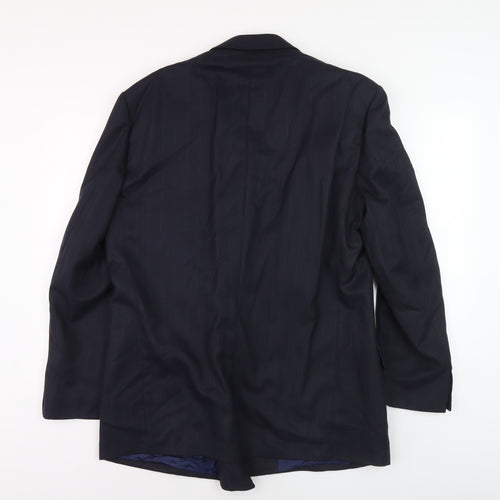 Magee Men's Blue Double-Breasted Blazer, 42