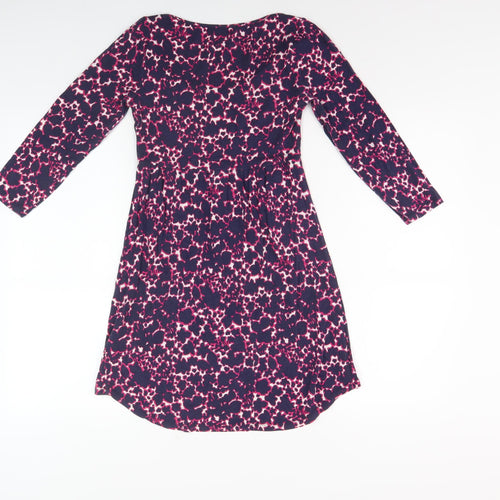 Boden Women's Multicoloured Animal Print Fit & Flare Dress Size 6